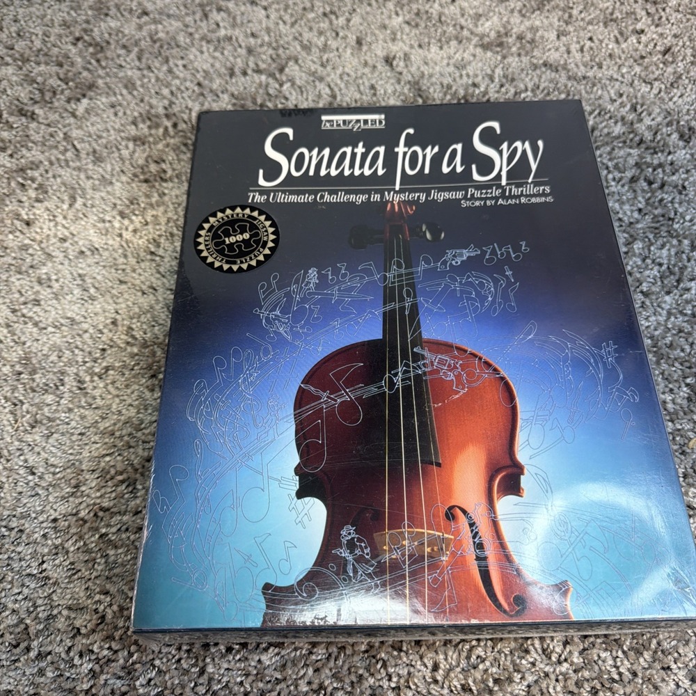 bePuzzled Sonata for a Spy Mystery Thriller Jigsaw Puzzle 1000 pieces New